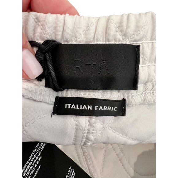 NEW RtA White Fani Quilted Short - NWOT - Size S - Picture 10 of 10